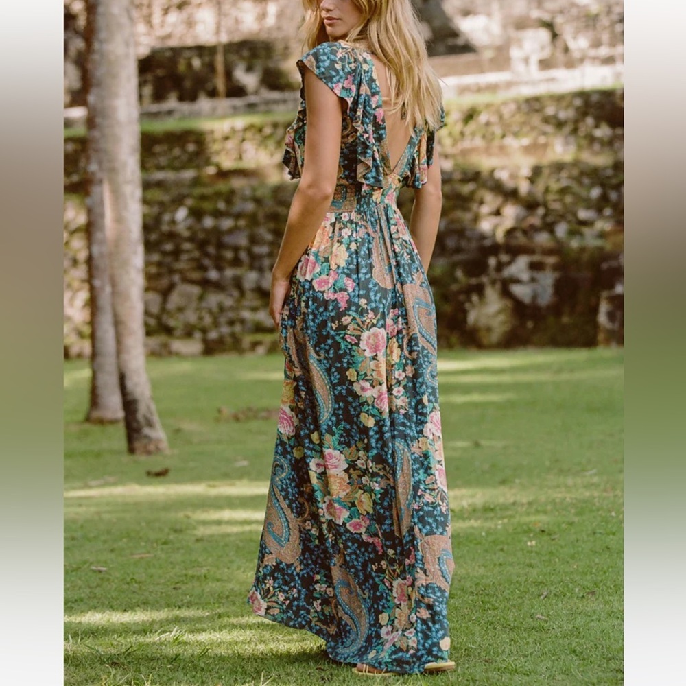 O’Neill Women’s Nolee Floral Paisley Maxi Dress, Size Medium-SOLD OUT - Picture 7 of 13